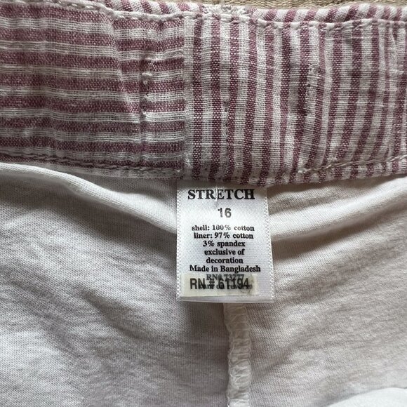 Very Cute White and Light Pink Patchwork Skirt - Picture 3 of 5